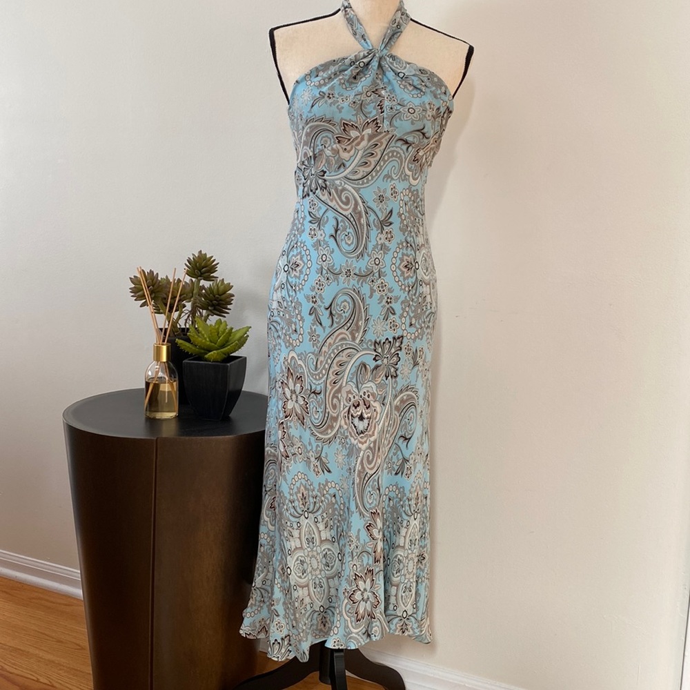 Haltered Maxi Dress.  Show off that sun kissed shoulder and back!